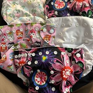 Alva Baby  Patterned Kids Cloth Diapers